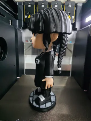 Muñeca Miércoles Addams Impresa 3D