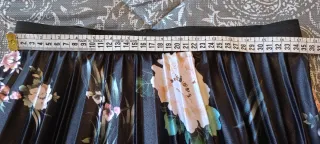 Gonna Fiori plissé & Top Treccie taglia S