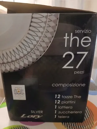 Servizio da tè 27 pezzi