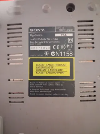 Playstation 1 con mando y pistola Nanco