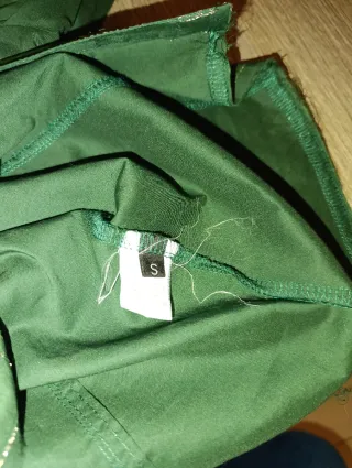 Camicia Fhor verde aderente ricami argento