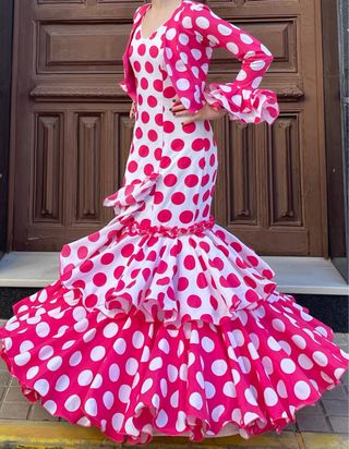Traje de Flamenca Talla 34-36 con torerita