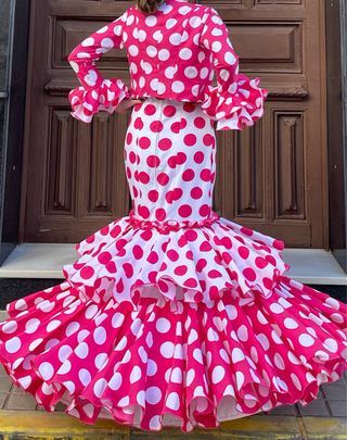 Traje de Flamenca Talla 34-36 con torerita