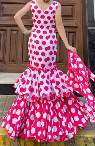Traje de Flamenca Talla 34-36 con torerita