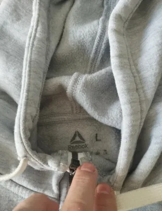 Sudadera Reebok Gris Talla L