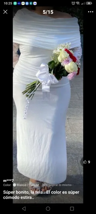 Vestido de novia blanco talla 4xl
