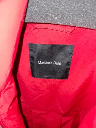 Chaqueta Bomber Roja Massimo Dutti Talla S