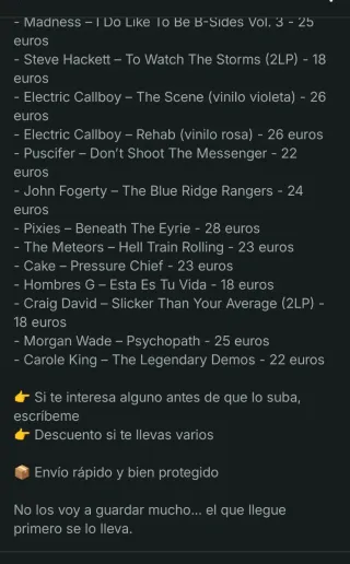Lote de Vinilos