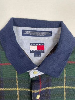 Camisa Polo Tommy Hilfiger Cuadros Verde