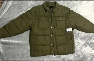 Chaqueta acolchada Vans verde