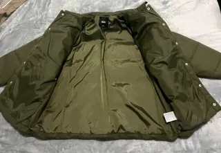 Chaqueta acolchada Vans verde