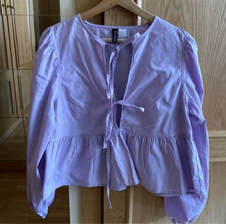 Blusa algodon lila M Divided