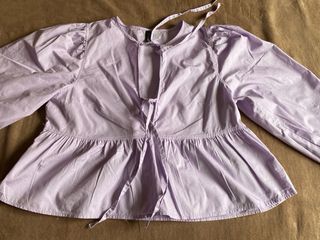 Blusa algodon lila M Divided