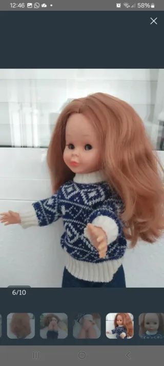 Muñeca Nancy Articulada Nueva