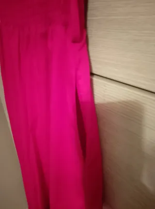 Pantalone gamba larga rosso