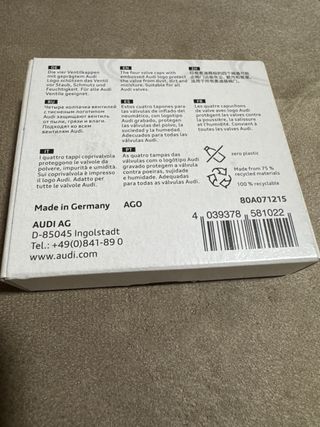 Tapas de válvula Audi Original
