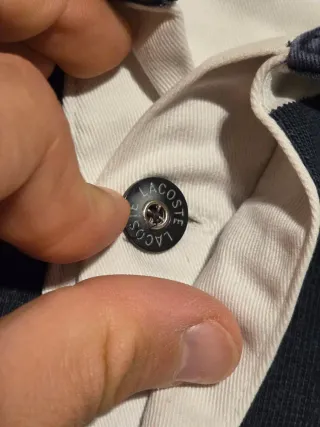 Polo Lacoste Manga Larga Rayas