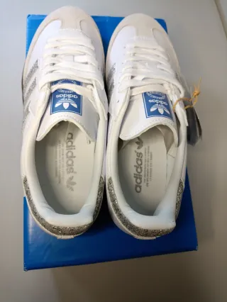 Adidas Samba OG Glitter Blancas Talla 40