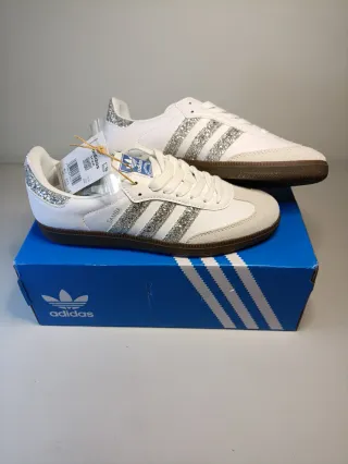 Adidas Samba OG Glitter Blancas Talla 40