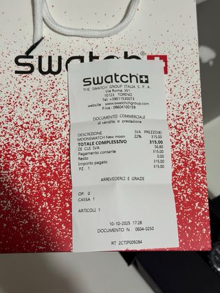 Omega x Swatch Speedmaster Moonwatch Nero