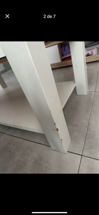 Mesa de centro abatible madera y cristal