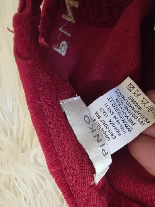 Cappello Pinko Donna Rosso  Bordeaux  con strass