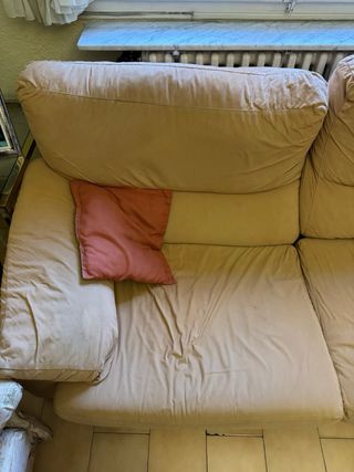 Sofá de 2 plazas beige