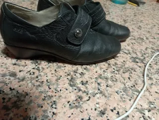 Zapatos piel negros mujer talla 38