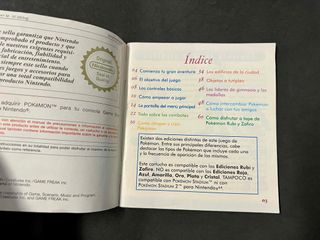 Manual de instrucciones de Pokémon Zafiro Rubí
