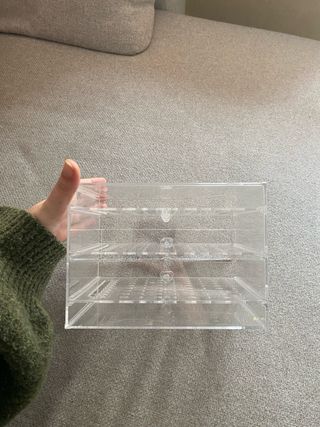 Organizador de joyas acrílico transparente