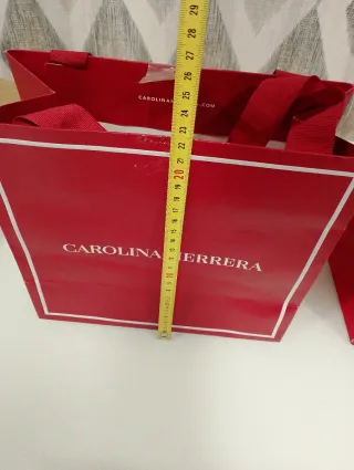 Lote de 3 Bolsas de Papel de Regalo Rojas