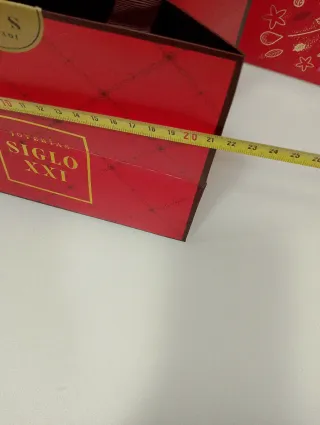 Lote de 3 Bolsas de Papel de Regalo Rojas