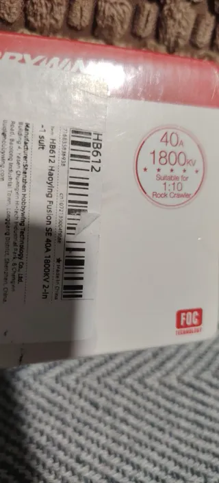 Hobbywing Quicrun Fusion SE 40A 1800kV