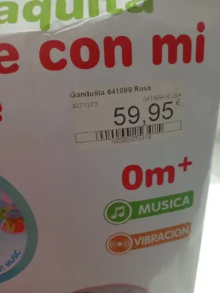 Hamaca Bebé Mundi Bebé Vibración y Música