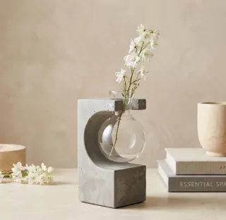 Florero Hidropónico (soporte + probeta)