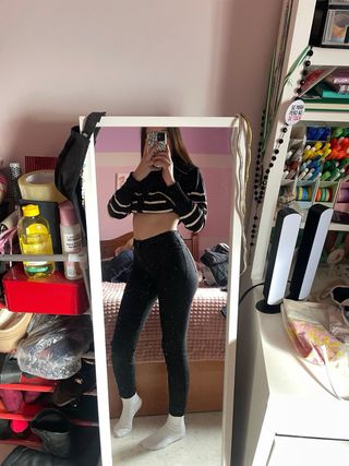 Vaqueros elásticos negros