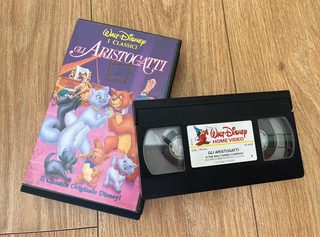 film pelicula VHS Gli Aristogatti Los Aristogatos