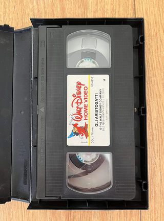 film pelicula VHS Gli Aristogatti Los Aristogatos