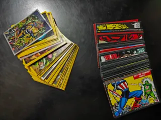 Lote Cromos Marvel Versus y Marvel 80 Aniversario