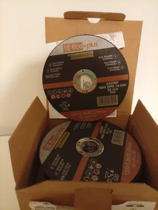 50 Discos Corte Inox hierro 125x1.0