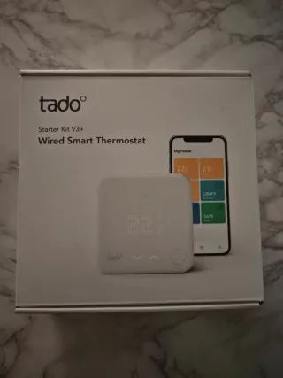 Tado Starter Kit V3+ Termostato Smart sigillato.