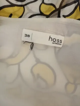 Vestido gasa estampado Hoss Intropia