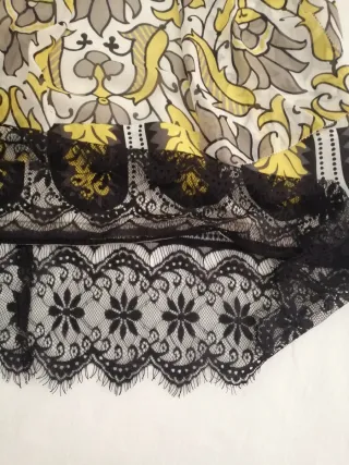 Vestido gasa estampado Hoss Intropia