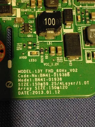 BN41-01938B - LSF460HN02 - T-Con Board - Samsung