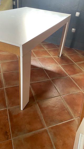 Mesa extensible salón 1.60x0.90m a 2.10m