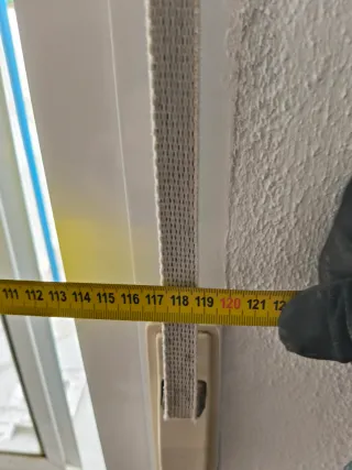 Ventana aluminio con mosquitera y persiana