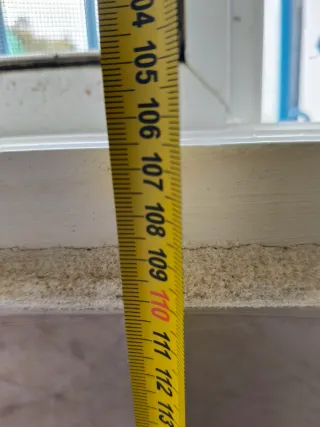 Ventana aluminio con mosquitera y persiana