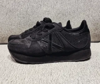 Bambas Munich Mujer Negras Brillo