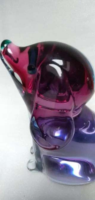 Scultura cane Vetro di Murano