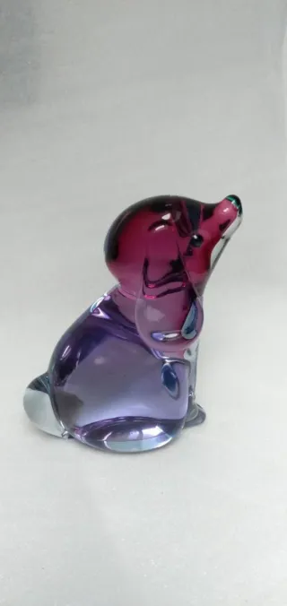 Scultura cane Vetro di Murano